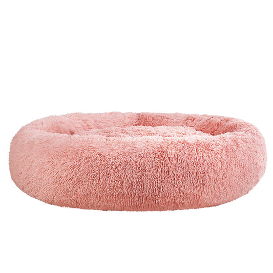 i.Pet Pet Bed Dog Cat 110cm Calming Extra Large Soft Plush Pink