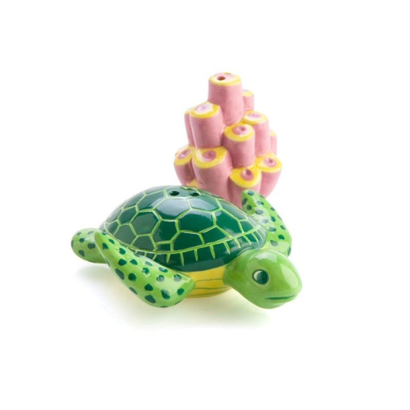 Turtle Coral Salt Pepper Set