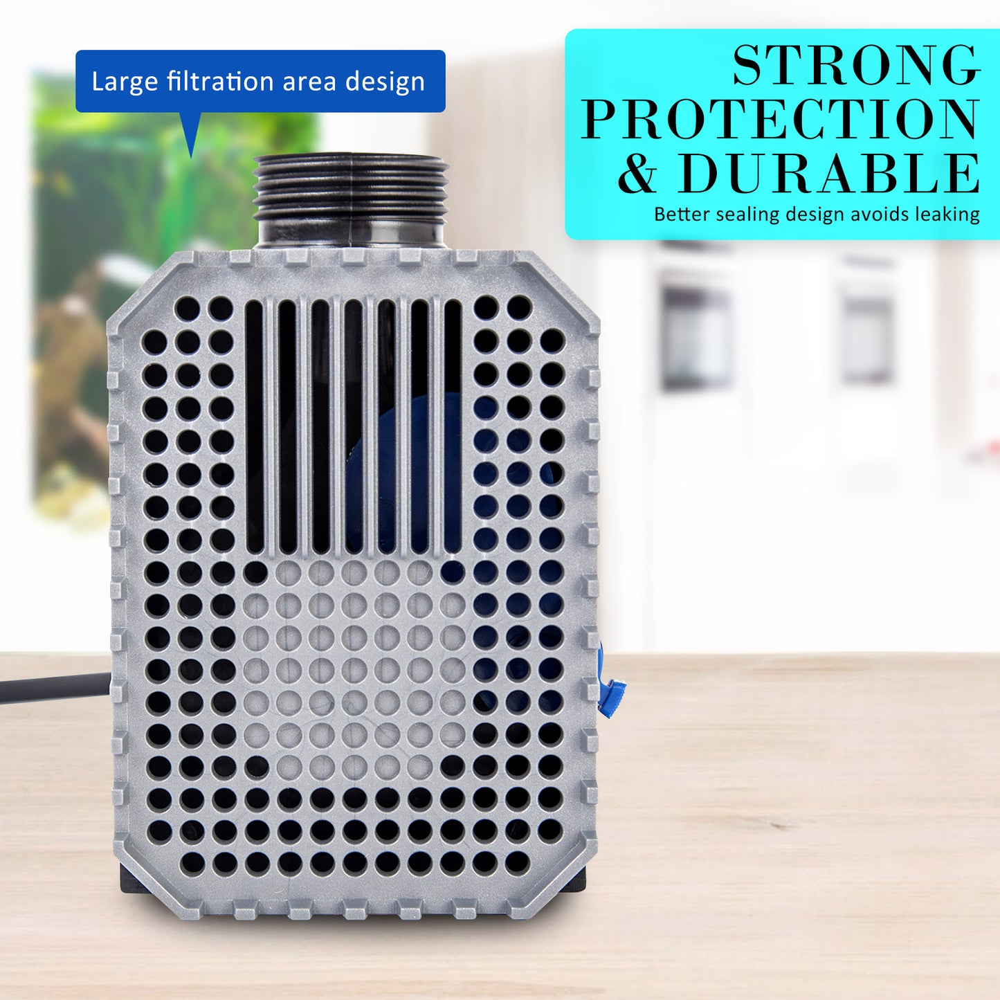 Aquarium Submersible Pond Water Pump 5000L/H 80W 3.8m